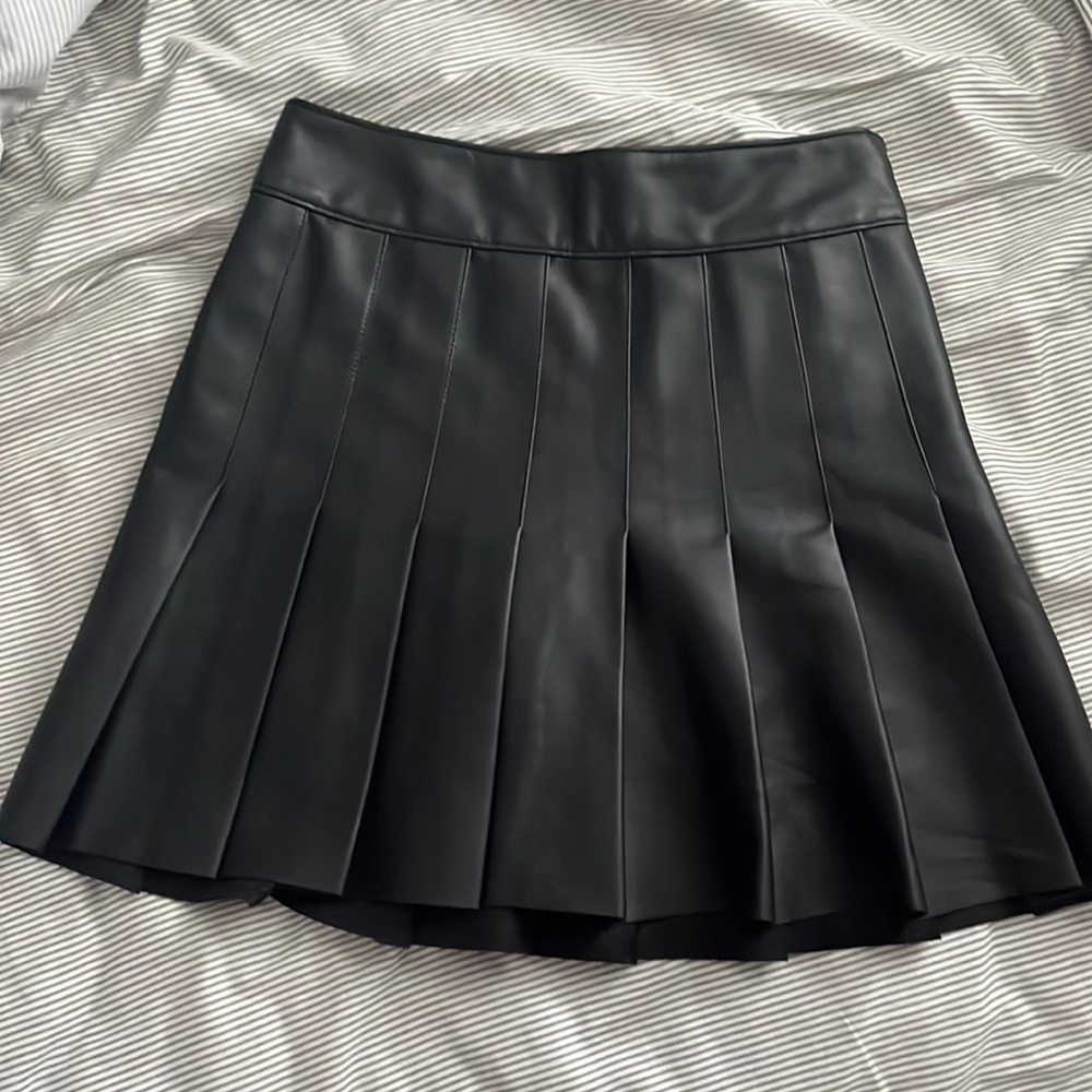 Abercrombie faux leather skirt. Brand new with tags